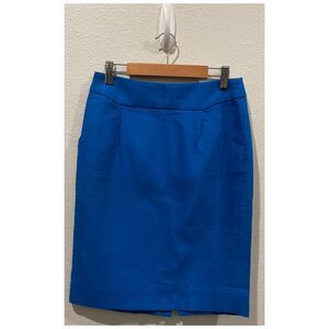 J.CREW Pencil Zipper Back Pockets Mini Skirt